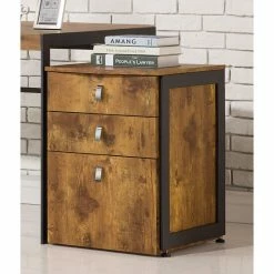 Promo 😍 Carbon Loft Virgie Nutmeg File Cabinet 🥰