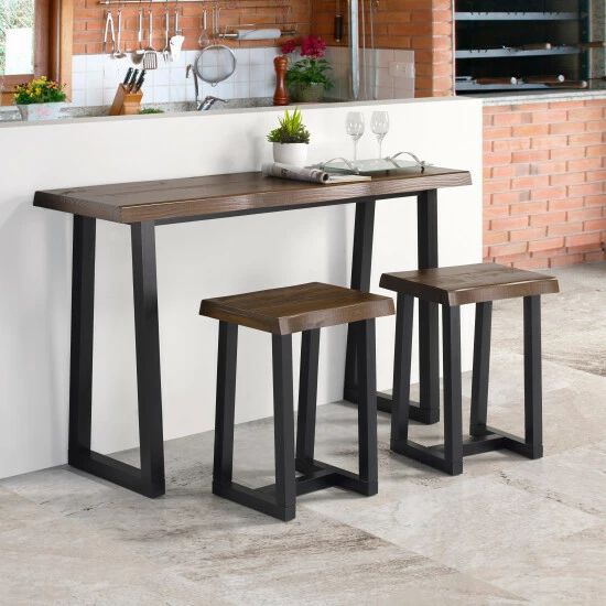 Hot Sale βοΈ Carbon Loft Joliet Live Edge Counter Stool - Set Of 2 π - Image 6