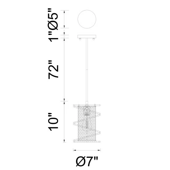 Discount 𧨠Carbon Loft Atles 1-light Mini Pendant With Brown Finish π - Image 2