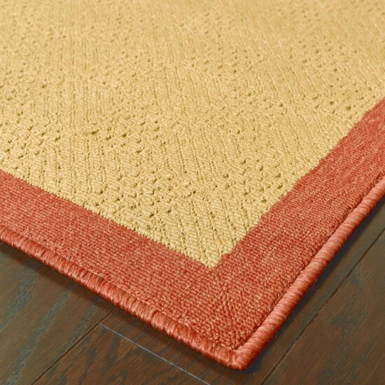 Brand new π Carbon Loft Addis Borders Indoor/ Outdoor Area Rug Cream/black π₯ - Image 4