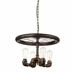 Cheap π Carbon Loft Muse 4-light Blackened Copper Chandelier π―