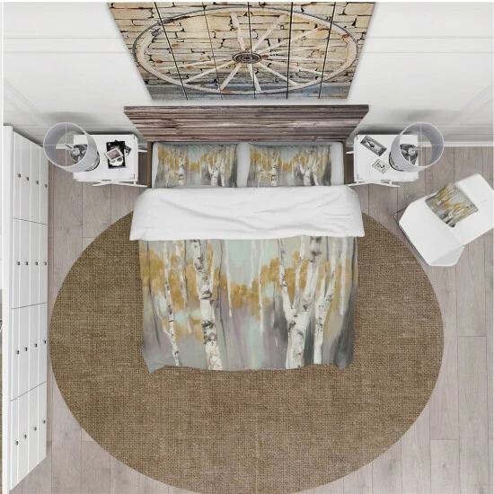 Cheapest π₯ Carbon Loft Gigliotti Yellow Forest Print Bedding Set π - Image 3