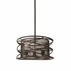 Best reviews of 😉 Carbon Loft Atles 3-light Brown Stainless Steel Modern Chandelier 🌟
