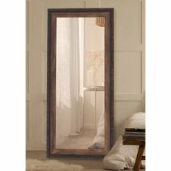 Best deal 😉 Carbon Loft Crome Cabin Trunk Chestnut Brown Mirror 🎉