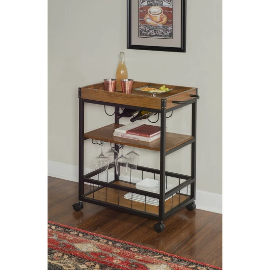 Coupon π Carbon Loft Wheeler Industrial Kitchen & Wine Cart β - Image 3