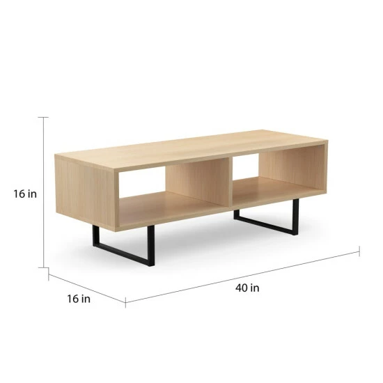 New π Carbon Loft Morse Industrial Coffee Table Natural π - Image 5