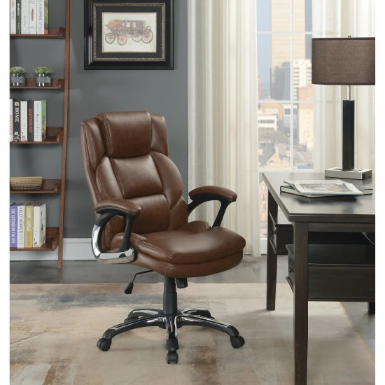 Hot Sale π Carbon Loft Myron Adjustable Height Office Chair Brown / Black π - Image 8