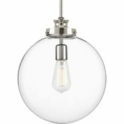 Best Pirce ⌛ Carbon Loft McKinnon Nickel Large 1-light Pendant 🥰