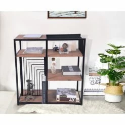 Flash Sale β Carbon Loft Ferrah 4-shelf Metal Bookcase Storage Bookshelves π―