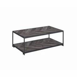 Best reviews of 🥰 Carbon Loft Foyle Rustic Grey Herringbone Rectangular Coffee Table - 47.25" X 23.50" X 18" ⭐