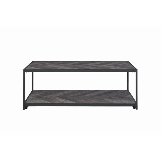 Best reviews of π₯° Carbon Loft Foyle Rustic Grey Herringbone Rectangular Coffee Table - 47.25" X 23.50" X 18" β - Image 3