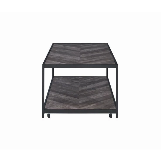Best reviews of π₯° Carbon Loft Foyle Rustic Grey Herringbone Rectangular Coffee Table - 47.25" X 23.50" X 18" β - Image 5