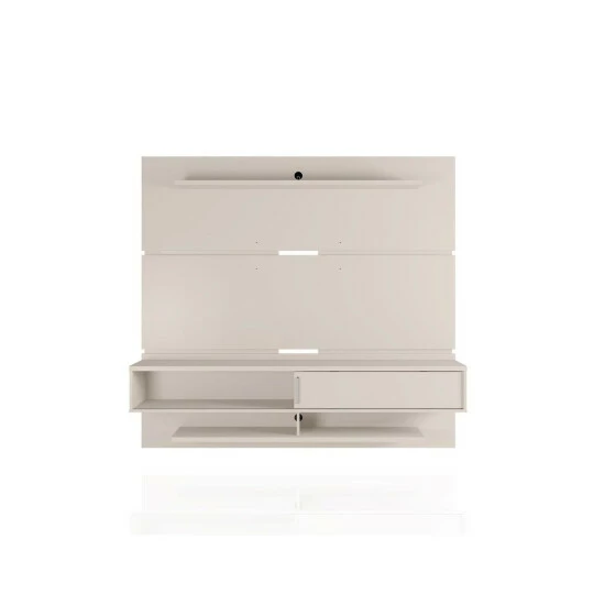 New π Carbon Loft McNeil Floating Entertainment Center With Shelves Rustic Brown And Yellow π€© - Image 8