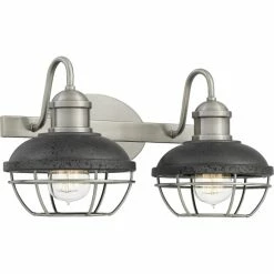 Deals 🤩 Carbon Loft Chadha Antique Polished Nickel 2-light Bath Light 👍
