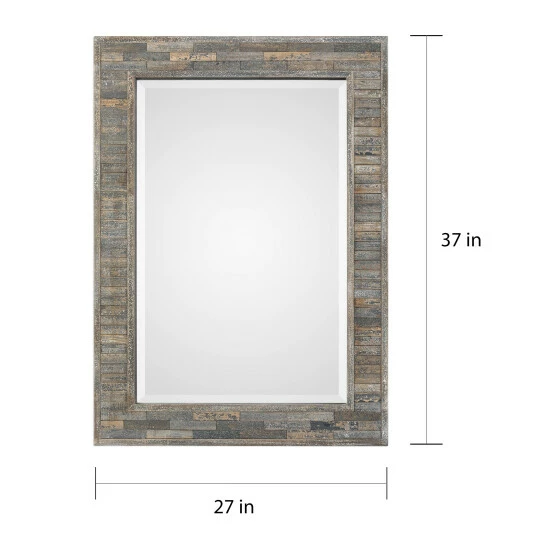 Flash Sale π₯° Carbon Loft Charcoal Blue Rectangular Mirror β€οΈ - Image 4
