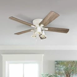 Best Pirce ⌛ Carbon Loft Hae-Joo 52-inch Coastal Indoor LED Ceiling Fan With 5 Reversible Blades - 52 😀