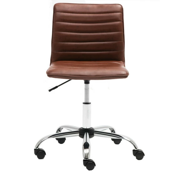 Hot Sale π― Carbon Loft Glusman Ribbed Faux Leather Swivel Computer Office Chair π - Image 3