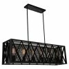 Deals 😀 Carbon Loft Shosh 6-light Black Linear Chandelier 🔔