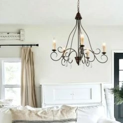 Brand new ✨ Carbon Loft Solomon 5-light Crystal Chandelier For Dining Room - N/A 🎉