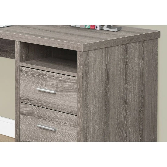 Discount π Carbon Loft Kijana Dark Taupe Left Or Right Facing Computer Desk β - Image 4