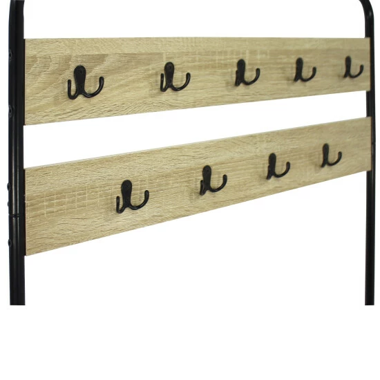 Hot Sale π Carbon Loft Mathieu Hall Tree With π Shoe Storage Bench - 32" X 12" X 67" β€οΈ - Image 7