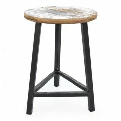 Best Pirce ✔️ Carbon Loft Lakanto Reclaimed Solid Wood Counter Height Stool ✨