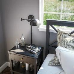 Best Sale 🛒 Carbon Loft Ida Oil Rubbed Bronze Wall Swing Arm Lamp ✔️