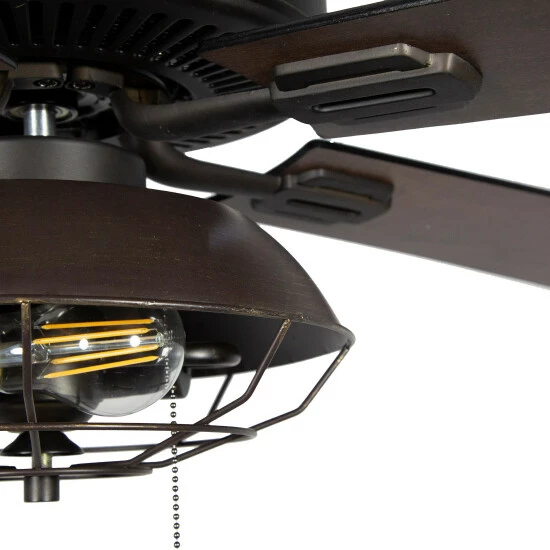 Best deal π Carbon Loft Dagmar 52-inch Farmhouse Lantern 5-blade LED Ceiling Fan π - Image 5