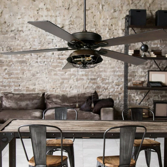 Best deal π Carbon Loft Dagmar 52-inch Farmhouse Lantern 5-blade LED Ceiling Fan π - Image 6