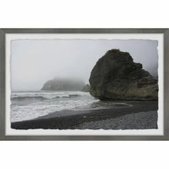 Discount 🔥 Carbon Loft 'Foggy Morning Beach' Framed Painting Print 👏