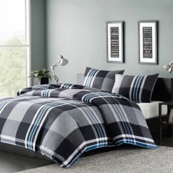 Hot Sale ✨ Carbon Loft Sterling 3-piece Grey Duvet Cover Set 🔔