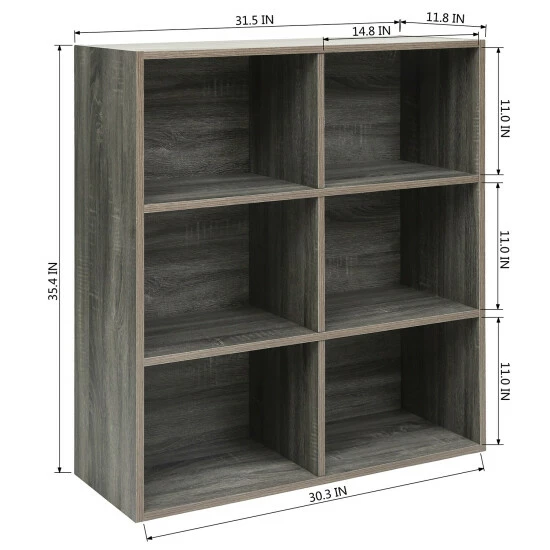 Brand new π₯° Carbon Loft Avallone Wood 6-shelf Bookcase π - Image 6