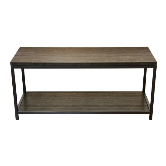 Buy π Carbon Loft Meronym 2-Tier Solid Bamboo Steel Frame Console/Bench π - Image 6