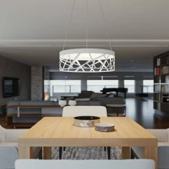 Best deal ❤️ Carbon Loft Mikhail 8.5-inch White LED Pendant, White Acrylic Shade 😀