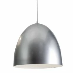 Best Sale 🛒 Carbon Loft O'Neill 15.75-inch Silver Pendant, Silver Steel Shade ✔️