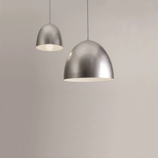 Best Sale π Carbon Loft O'Neill 15.75-inch Silver Pendant, Silver Steel Shade βοΈ - Image 2