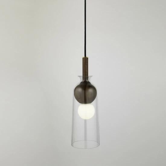 Discount βοΈ Carbon Loft Bonnevie 1-light Pendant With Clear Glass π - Image 2