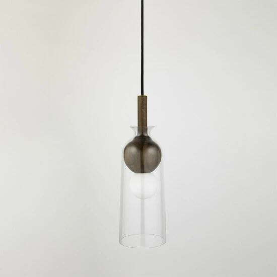 Discount βοΈ Carbon Loft Bonnevie 1-light Pendant With Clear Glass π - Image 3