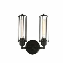 Best deal 😉 Carbon Loft Fallack 2-light Wall Sconce With Black Finish 🥰