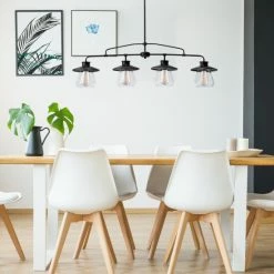 Cheap 🌟 Carbon Loft Keyvani 4-light Oil Rubbed Bronze Pendant 🎉