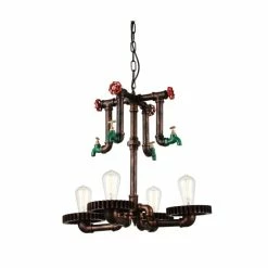 Wholesale ✨ Carbon Loft Muse 4-light Industrial Chandelier With Speckled Copper Finish 💯