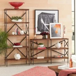Deals 🔔 Carbon Loft Wiley Live Edge Bookshelf 💯