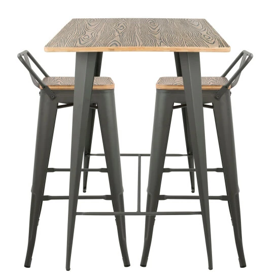 Discount π Carbon Loft Samira 3-piece Industrial Low Back Pub Set - N/A Grey π - Image 6