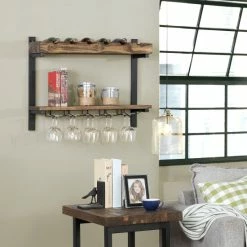 Top 10 🎁 Carbon Loft Lawrence Wall Shelving With Wine Storage 💯