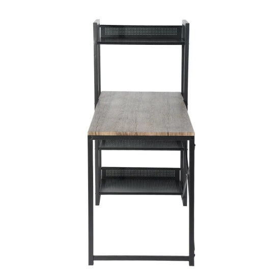 Deals π Carbon Loft Mystique Home Office L-shape Computer Desk Writing Table With Shelves Walnut π - Image 5