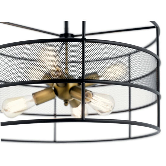 Outlet π Carbon Loft Espinosa 6-light Caged Black Chandelier π₯° - Image 2