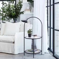 Budget ❤️ Carbon Loft Elwing End Table Plant Stand Black 👏