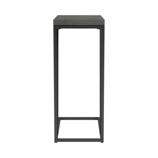 Budget ✨ Carbon Loft Bailex Rectangular Modern Accent Table - 10" X 18" X 25" - 10" X 18" X 25" Rustic Grey ❤️ - Image 3