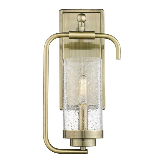 Discount π Carbon Loft Barton 1-light Wall Sconce Black With Seeded Glass π₯ - Image 5