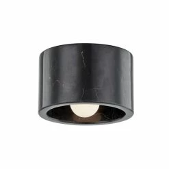 Promo 🎁 Carbon Loft Nordquist 1-light Polished Nickel Flush Mount Or Wall Sconce Off White 🎉